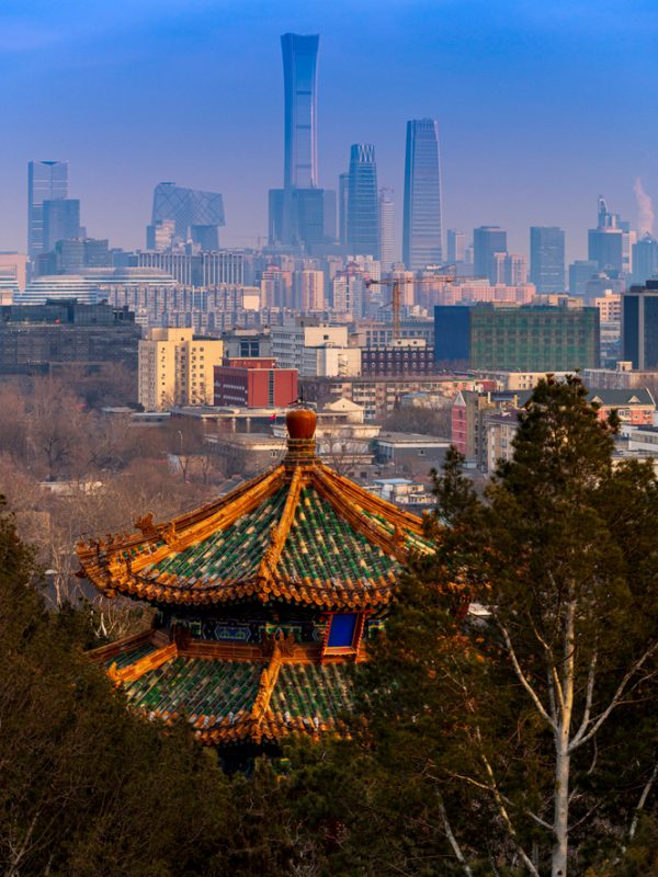 Beijing,Cityscape,Between,Ancient,Chinese,Architecture.,Historic,Buildings,And,Beijing